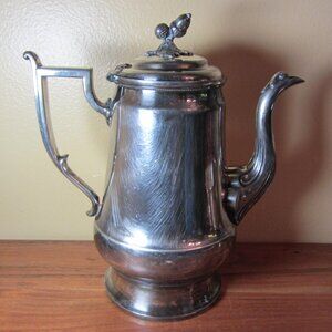 reed & barton teatpot silver acorns 1920s? (GC092 Grace Church)